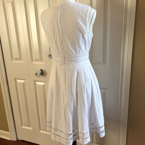 NWT Calvin Klein white dress size 6 - Picture 6 of 7
